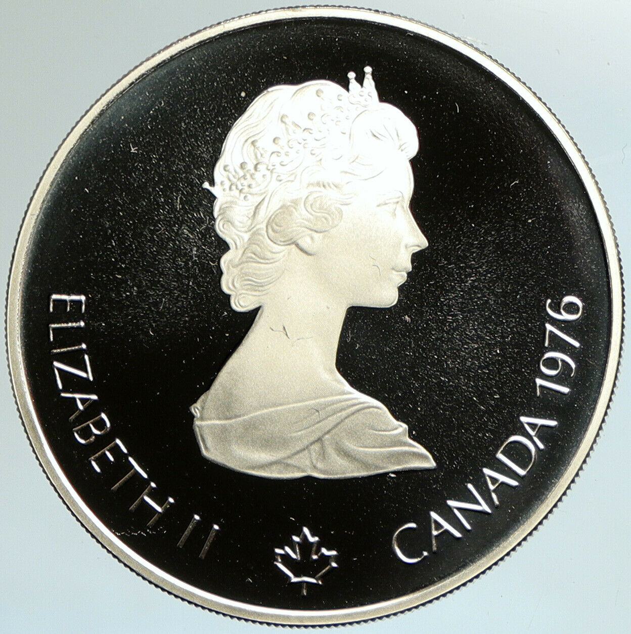 1976 CANADA Elizabeth II Olympics Montreal Village Proof Silver $5 Coin i102135