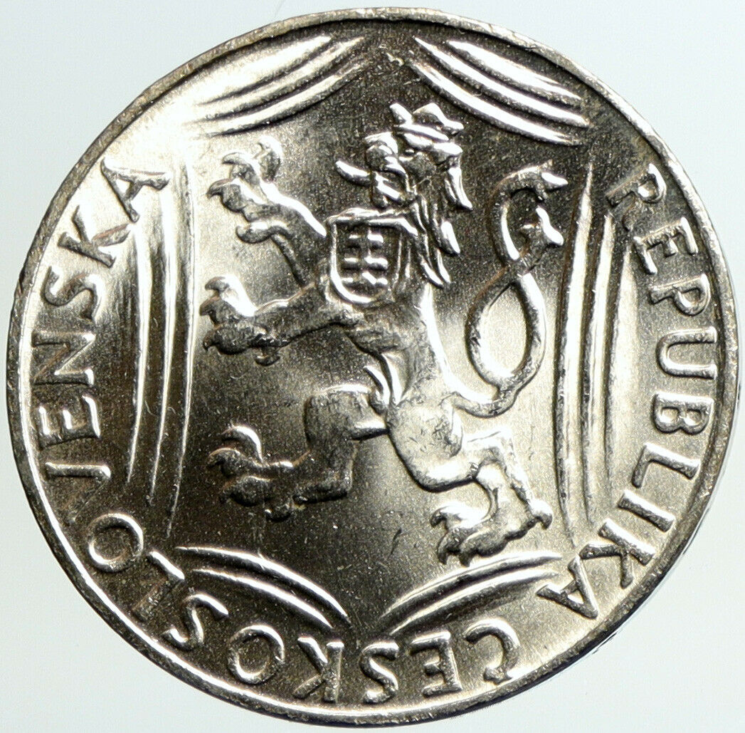 1948 CZECH REPUBLIC Czechoslovakia INDEPENDENCE Silver 100 Korona Coin i101177