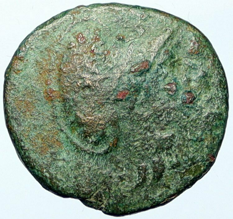 LYSIMACHOS Thrace King 305BC Lampsakos Ancient Greek Coin ATHENA TROPHY i100506