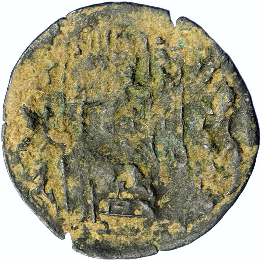 HUNNIC TRIBES or Nezak Huns Nezak Shah 500AD ANCIENT VINTAGE Drachm Coin i100594