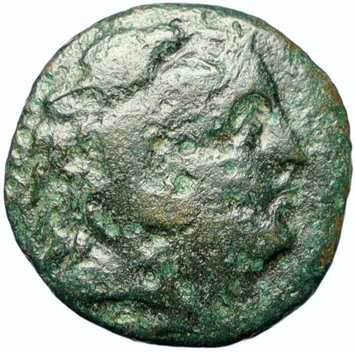 LYSIMACHEIA founded by Lysimachos Thrace 309BC Hercules Nike Greek Coin i100507