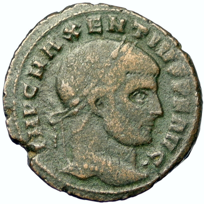 MAXENTIUS Authentic Ancient 311AD Rome Genuine Roman Coin OLD VICTORY i100497