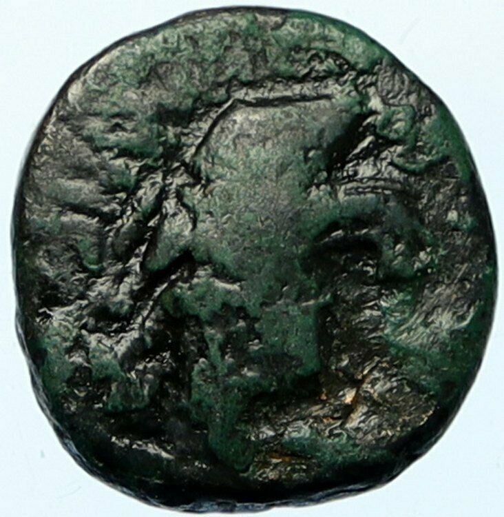 KLAZOMENAI in IONIA Authentic Ancient 190BC Old Greek Coin w WINGED BOAR i100501