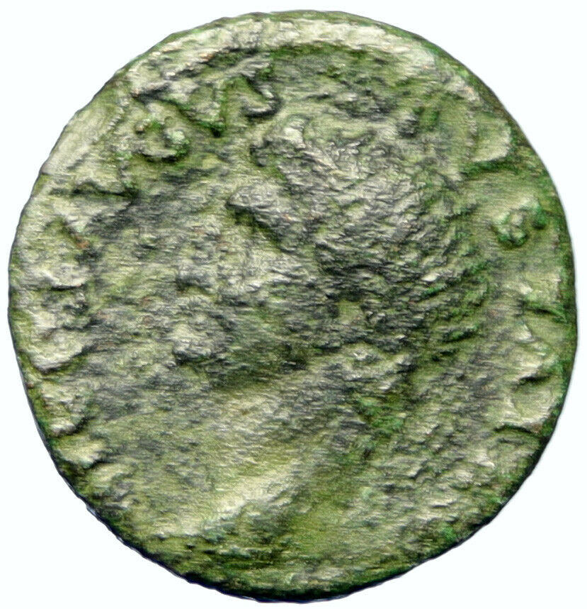 AUGUSTUS 80AD under TITUS w EAGLE Rome Dupondius OLD Ancient Roman Coin i100498