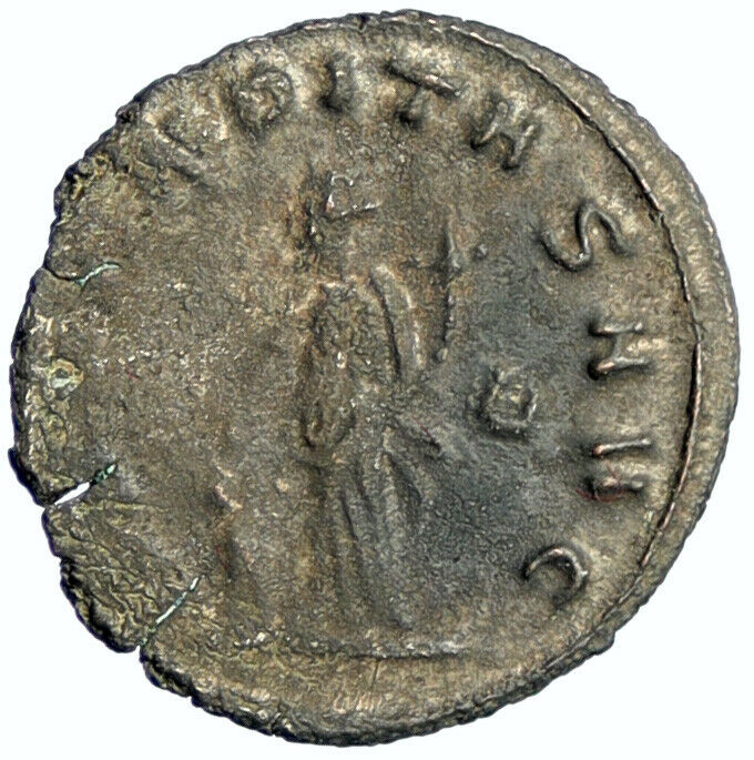 Empress SALONINA Authentic Old Ancient Silver Roman Coin FECUNDITAS i100512