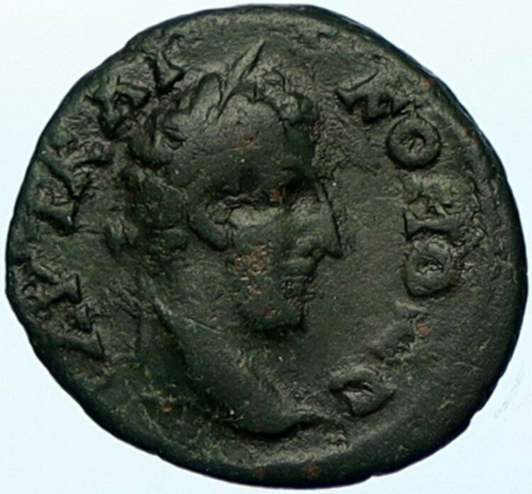 Time of COMMODUS Nicopolis Moesia Ancient OLD ANTIQUE Roman Coin TYCHE i100600