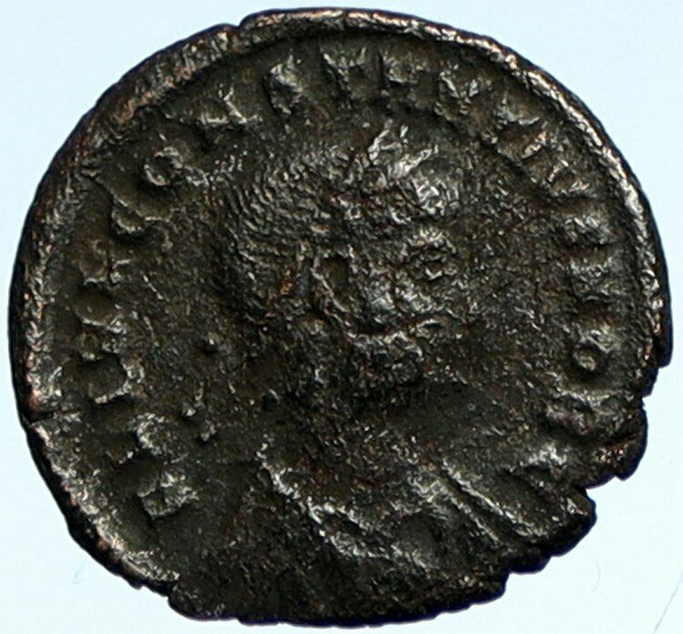 CONSTANTIUS II 330AD Antioch ANTIQUE Ancient Roman Coin SOLDIER STANDARD i102002