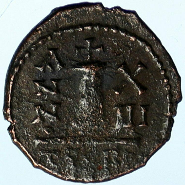 MAURICE TIBERIUS 582AD Authentic Ancient Medieval OLD Byzantine Coin i102003