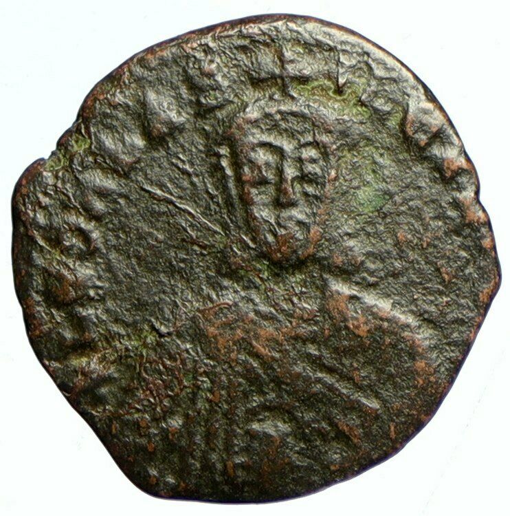 LEO VI the WISE 886AD Constantinople Follis Medieval OLD Byzantine Coin i102011