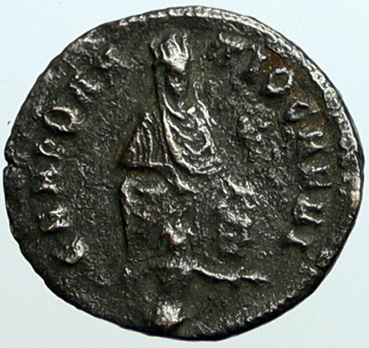 MAXIMINUS II DAIA Ancient 310AD Roman Coin APOLLO Christian Persecution i100172