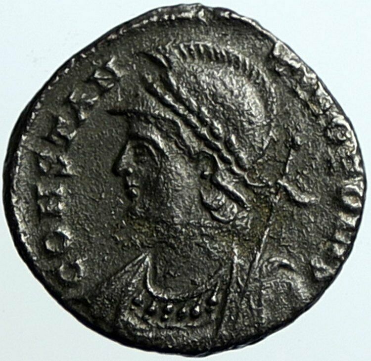 CONSTANTINE I the GREAT Founds Constantinople OLD Ancient Roman Coin i100154