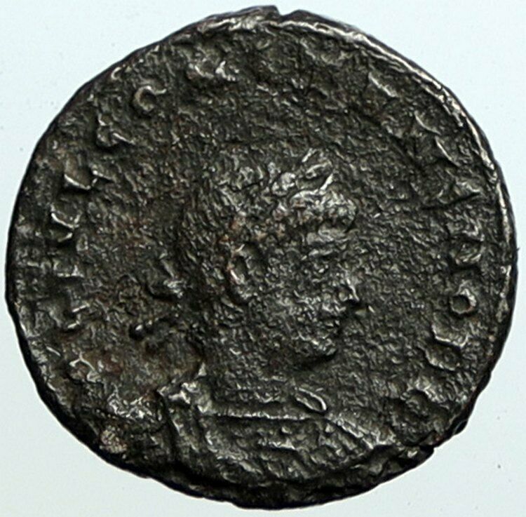 CONSTANS Authentic Ancient 333AD Antique Roman Coin LEGIONARY SOLDIERS i100171