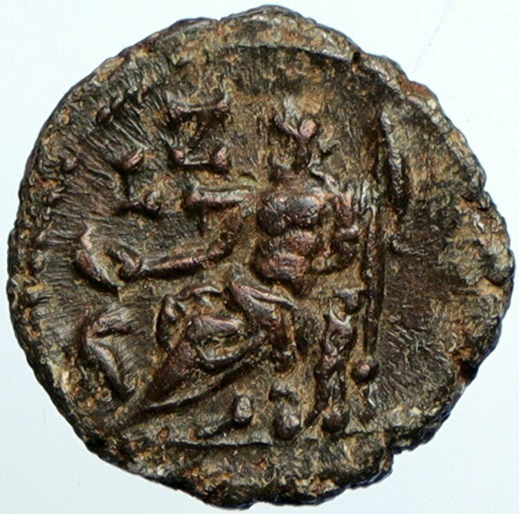 DIOCLETIAN Authentic Ancient Genuine OLD Roman Coin w JUPITER ZEUS EAGLE i102417