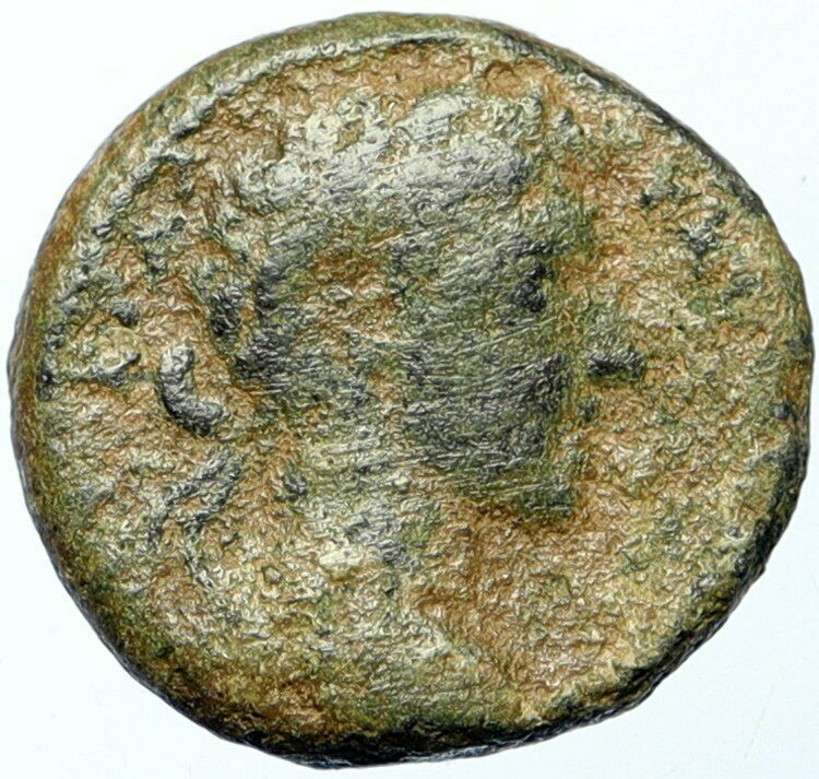 COMMODUS Seleukis & Pieria Ancient ANTIQUE Roman Coin ZEUS KATAIBATES i100658