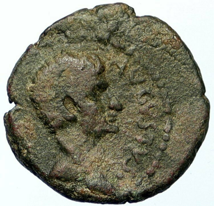 DIVUS AUGUSTUS Berytos in PHOENICIA Trajan ANCIENT Military Greek Coin i100668