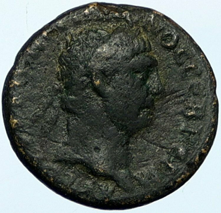 TRAJAN 98AD SEMIS of Rome for Antioch in Seleukis CADUCEUS Roman Coin i100536