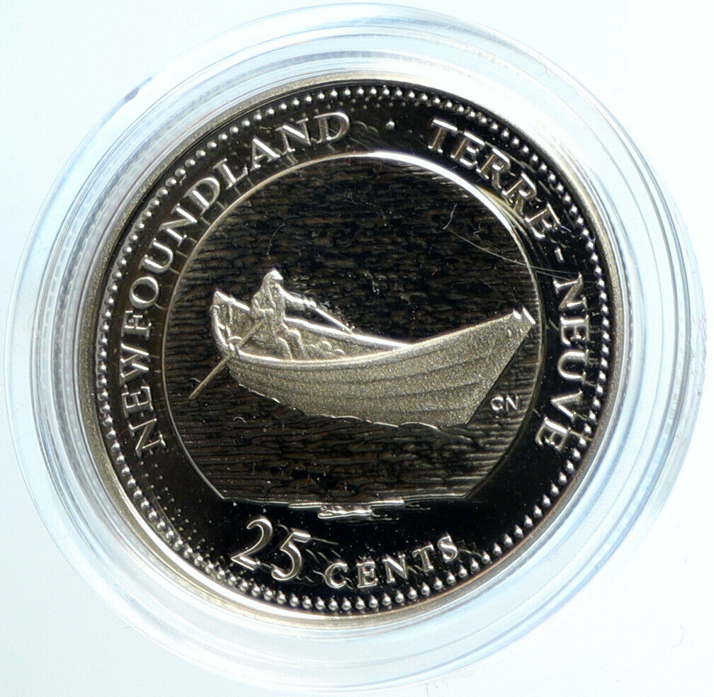 1992 CANADA PRINCE EDWARD ISLAND Elizabeth II Proof Silver 25 Cents Coin i103959