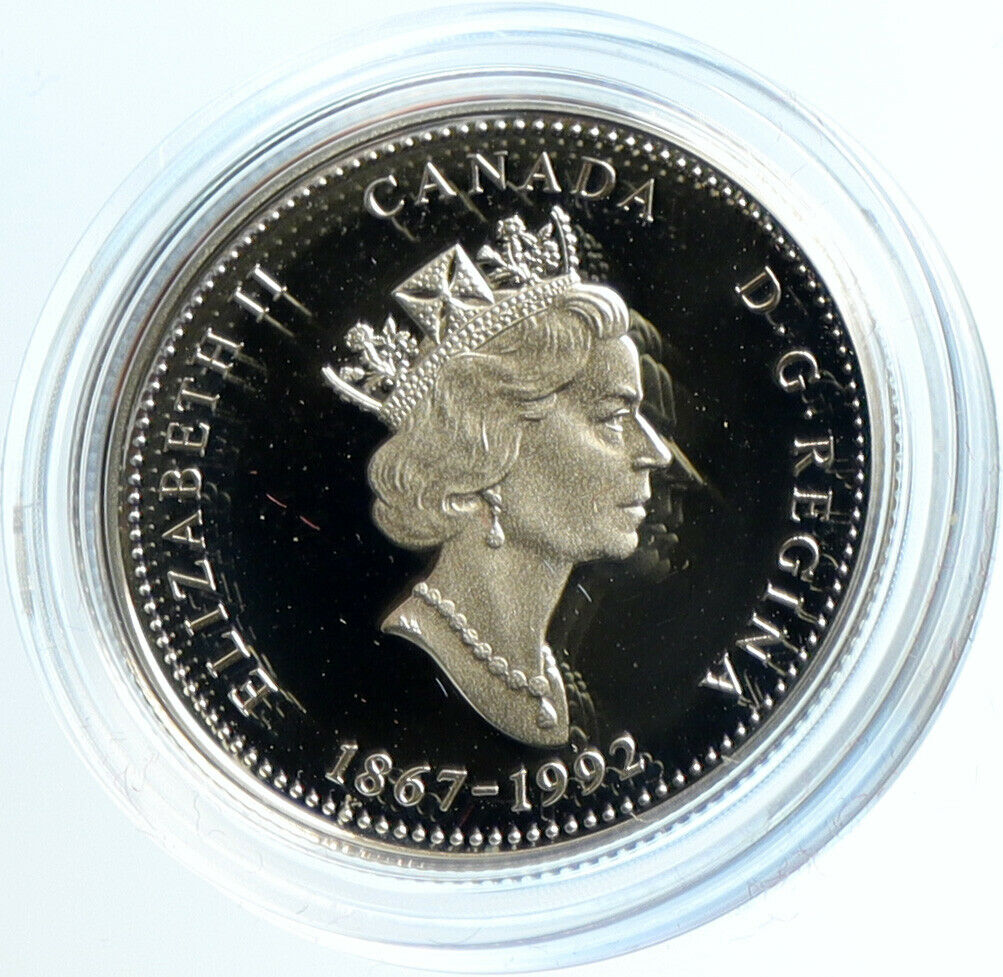 1992 CANADA PRINCE EDWARD ISLAND Elizabeth II Proof Silver 25 Cents Coin i103959