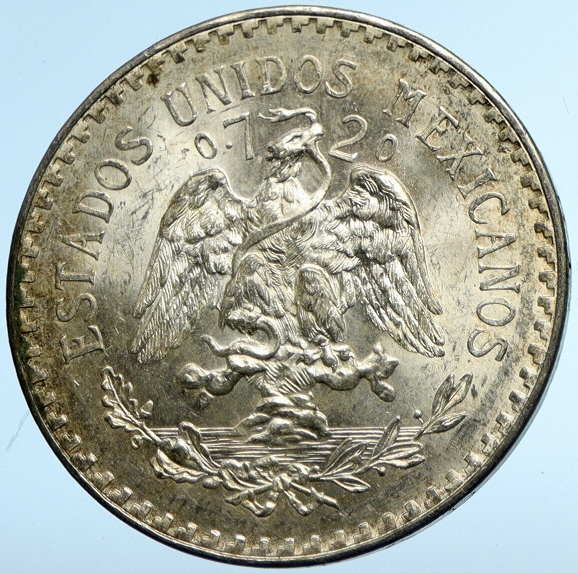 1933 Mo MEXICO Large Eagle Liberty Cap Mexican Antique Silver Peso Coin i102941