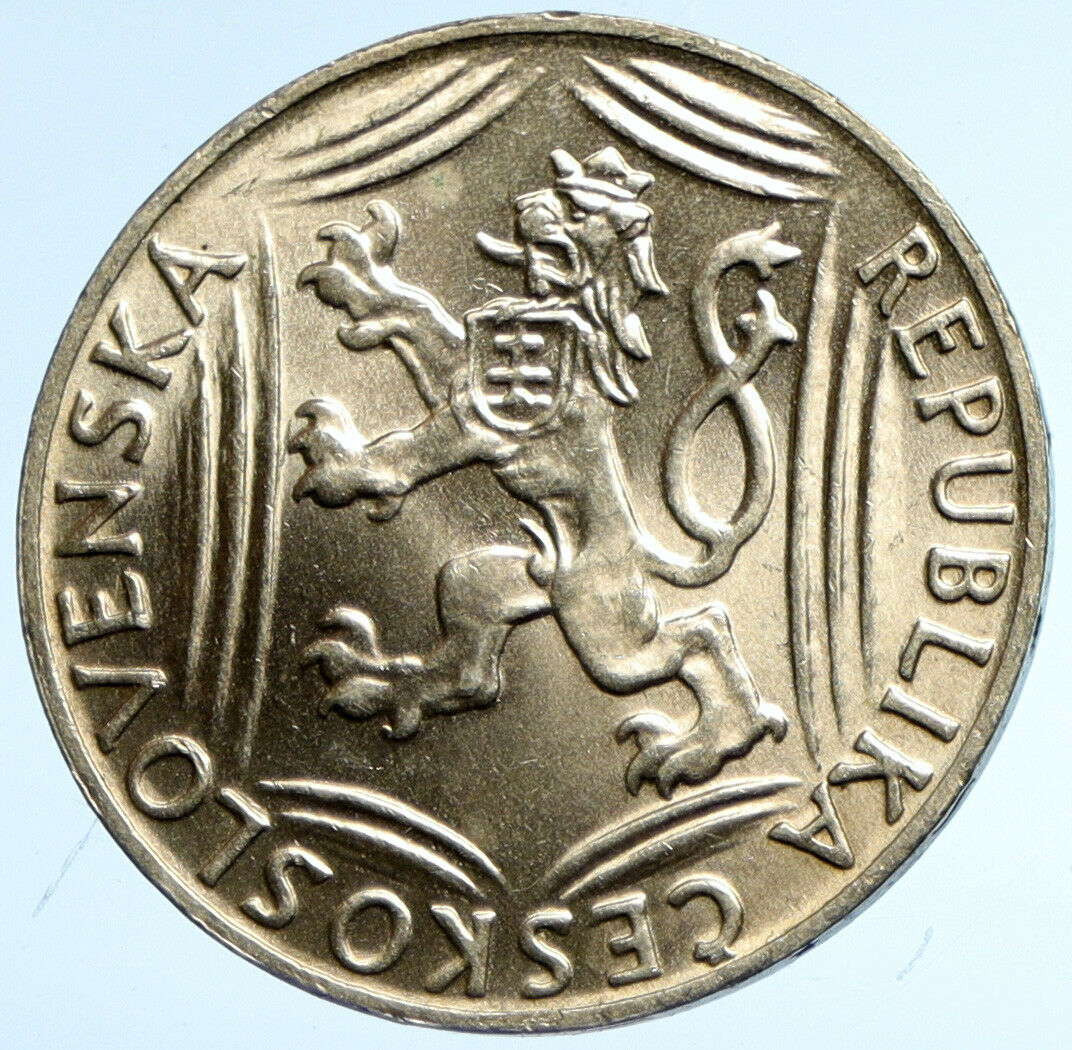 1948 CZECH REPUBLIC Czechoslovakia INDEPENDENCE Silver 100 Korona Coin i102969