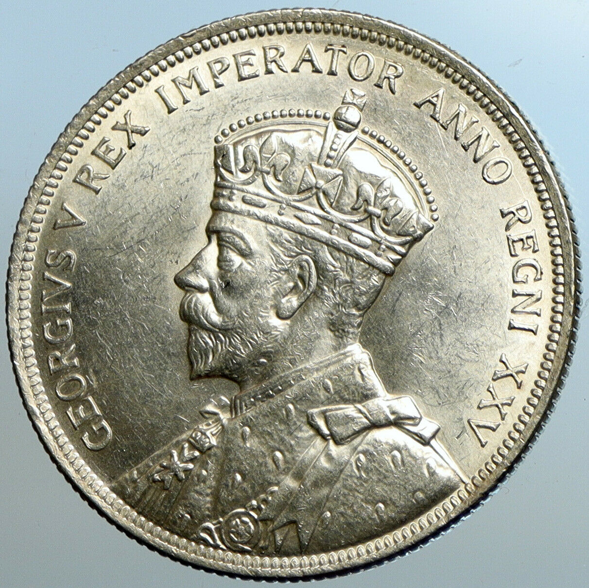 1935 CANADA under UK King GEORGE V Voyagers Genuine Silver Dollar Coin i102534