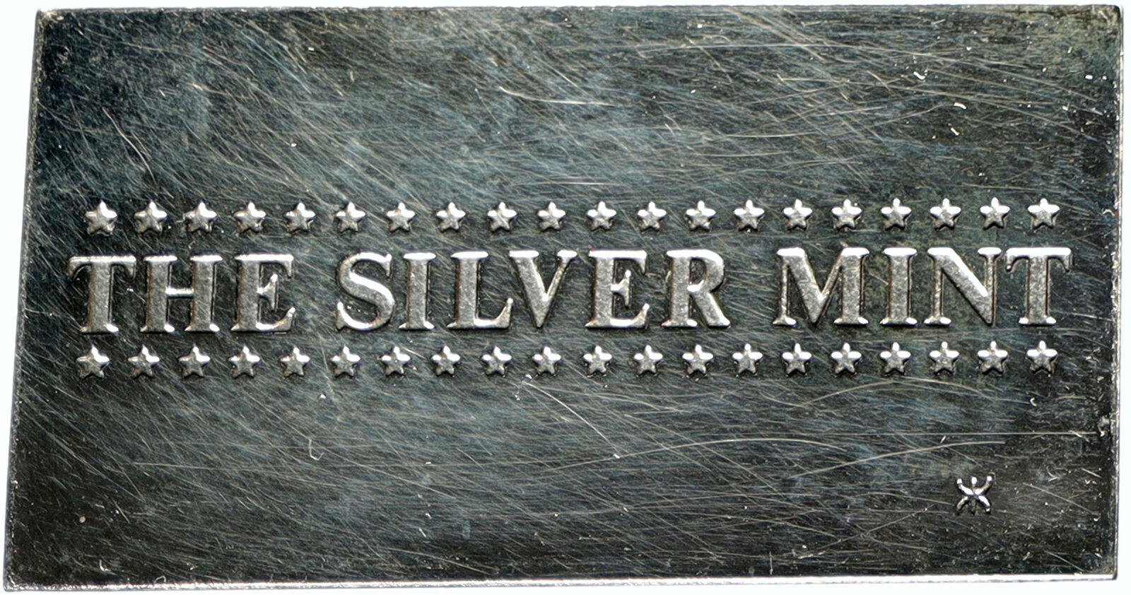 USA US The Silver Mint 20 GRAMS American Flag OLD Silver BAR Medal i103303