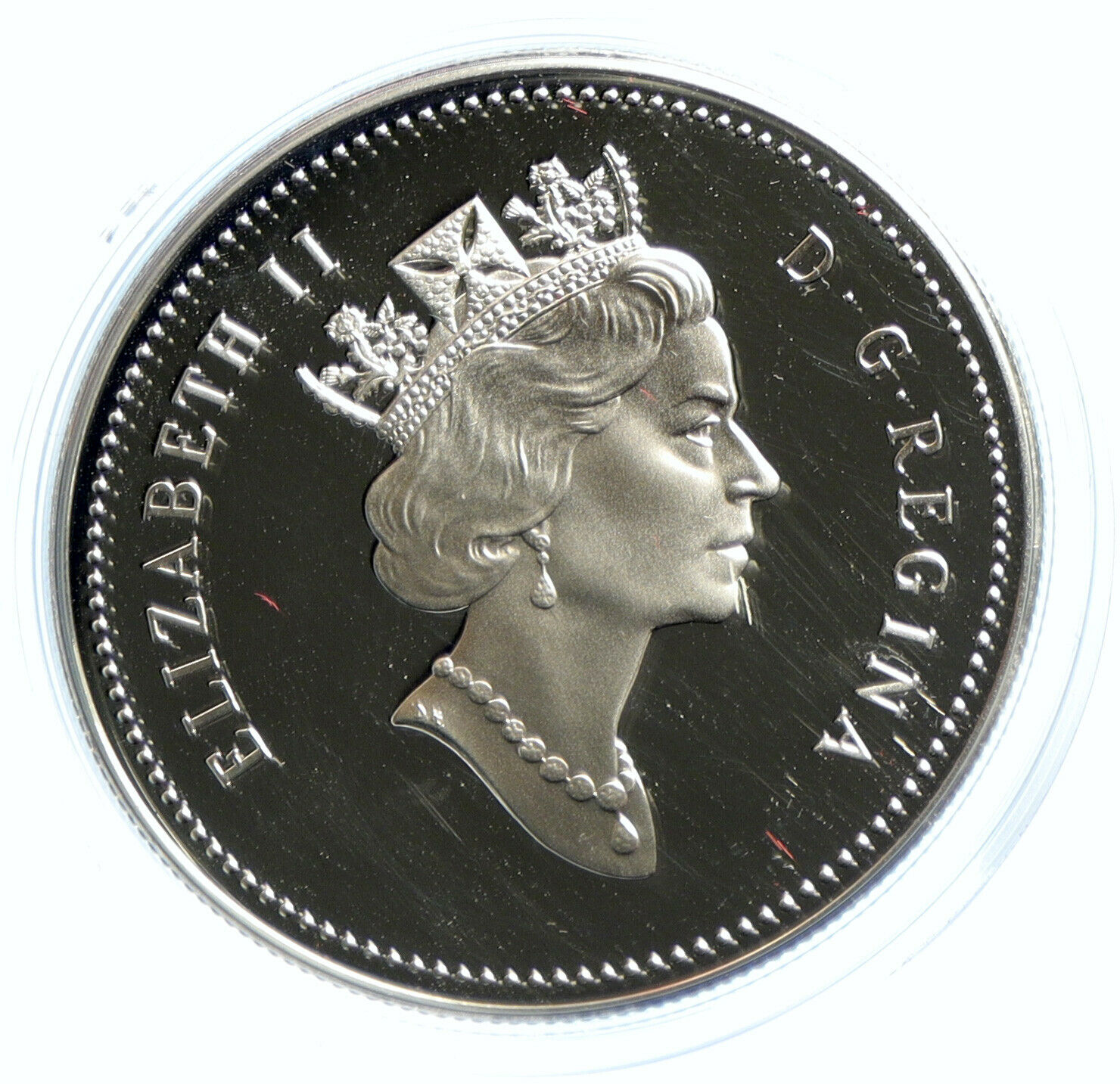 1992 CANADA UK Queen Elizabeth II Kingston STAGECOACH Proof SILVER Coin i103648