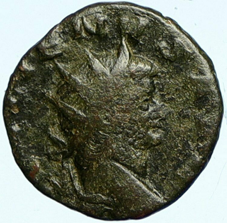 GALLIENUS Authentic Ancient 262AD Siscia Genuine OLD Roman Coin AEQUITAS i101800