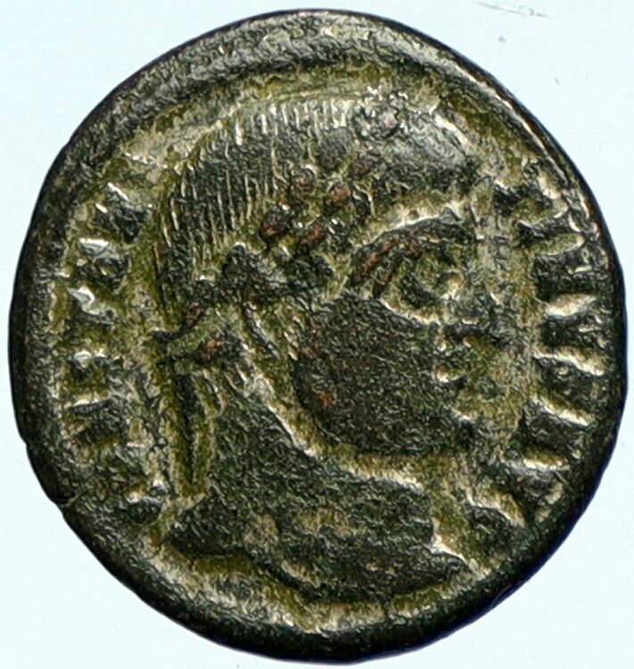 CONSTANTINE I the GREAT Authentic Ancient OLD Roman Coin CAMP GATE i101811