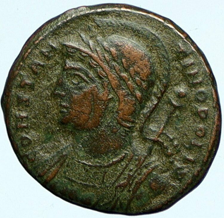 CONSTANTINE the Great Founds new Roman Capital CONSTANTINOPLE 330AD Coin i101802