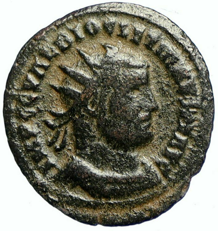 DIOCLETIAN Cyzicus AUTHENTIC Old Antique Ancient Roman Coin GLOBE ZEUS i101809