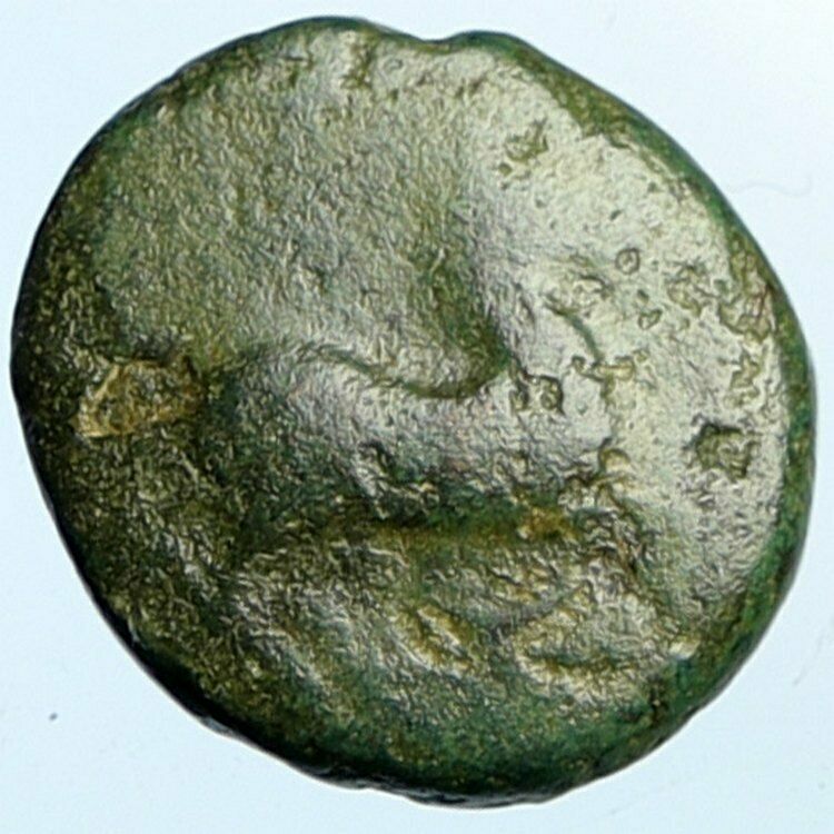 MARONEIA Thrace 400BC Authentic Ancient Greek Coin w HORSE & VINE GRAPES i100643