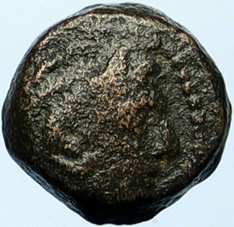 ANTIOCHOS IX Kyzikenos Authentic OLD Seleukid Greek Coin HERCULES CLUB i100646