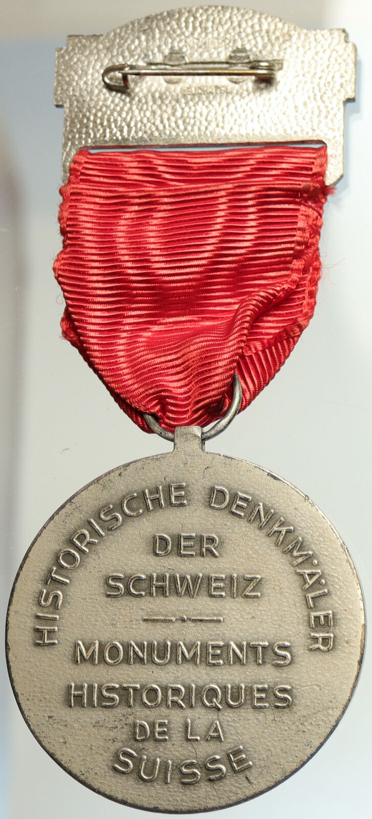 1954 SWITZERLAND Shooting Festival VINTAGE Old Swiss Ribbon Award Medal i105234