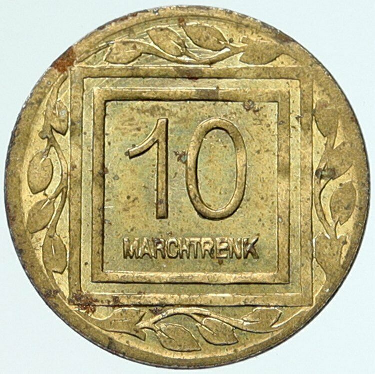 1915 AUSTRIA Prisoner of POW World War I WWI MARCHTRENK Token 20 Heller i100770