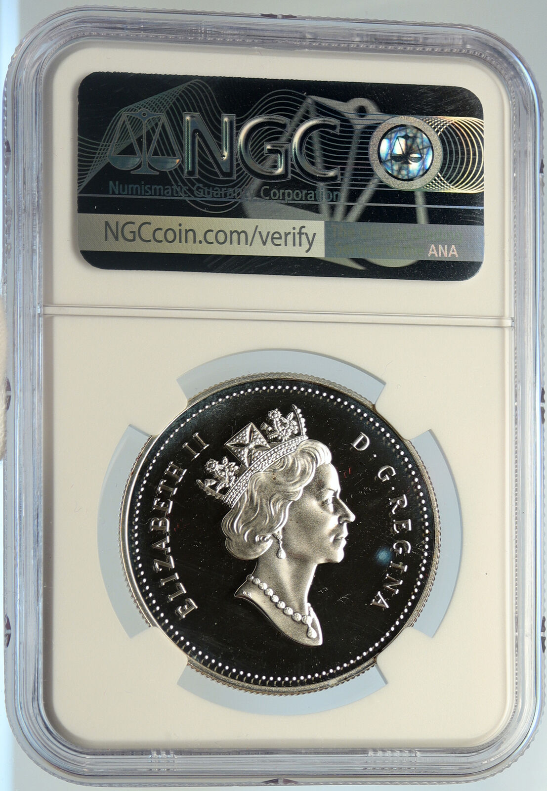 1992 CANADA Elizabeth II Kingston STAGECOACH PRF SILVER Dollar Coin NGC i105608