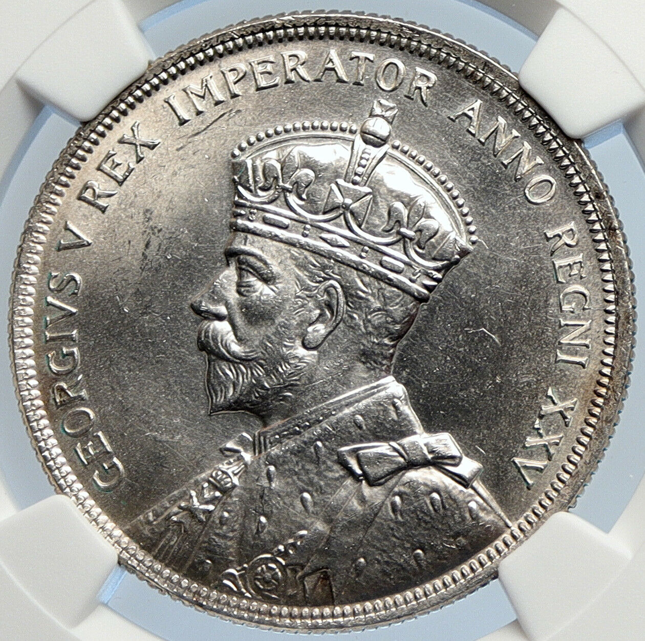 1935 CANADA under UK King GEORGE V Voyagers OLD Silver Dollar Coin NGC i105786