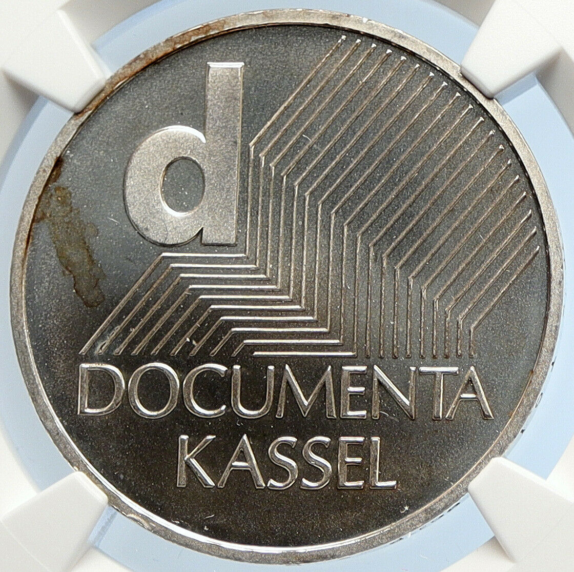 2002 GERMANY Documenta Literature Fair Silver German 10 Euro Coin NGC i105817