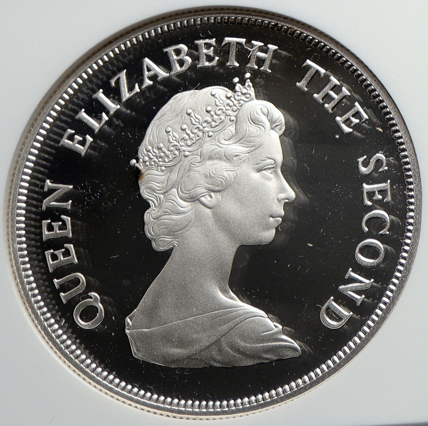 1980 TUVALU Ellice Islands UK Elizabeth II 80Y Proof Silver $10 Coin NGC i105868