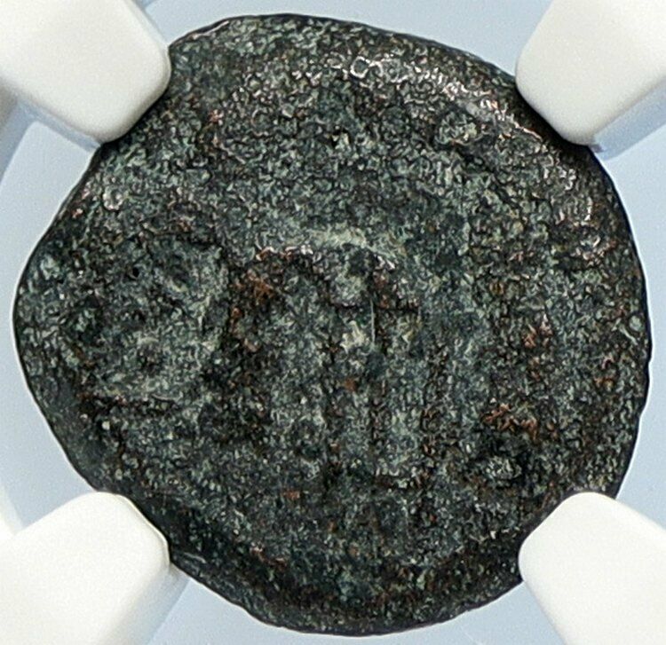 PONTIUS PILATE Tiberius Jerusalem JESUS Crucifixion Old Roman Coin NGC i105935