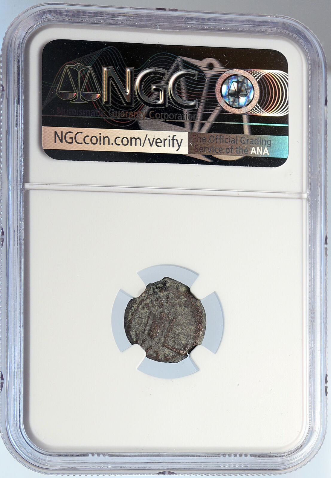 PONTIUS PILATE Tiberius Jerusalem JESUS Crucifixion Old Roman Coin NGC i105932