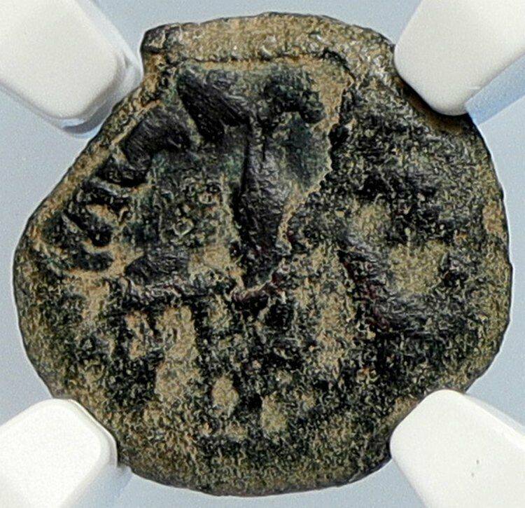 PONTIUS PILATE Tiberius Jerusalem JESUS Crucifixion Old Roman Coin NGC i105940