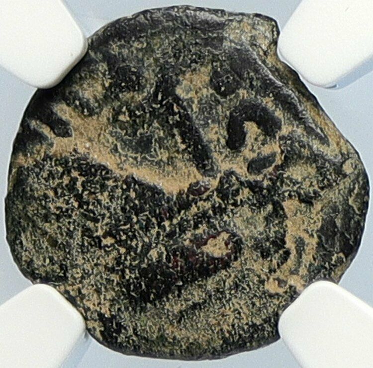 PONTIUS PILATE Tiberius Jerusalem JESUS Crucifixion Old Roman Coin NGC i105940