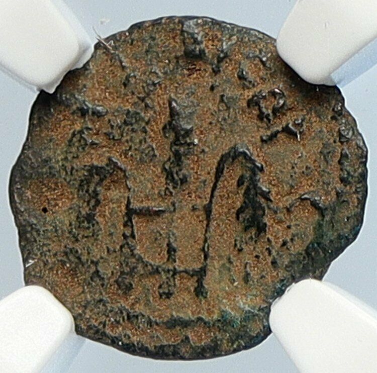 PONTIUS PILATE Tiberius Jerusalem JESUS Crucifixion Old Roman Coin NGC i105928