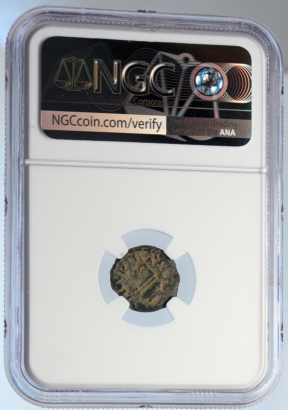 PONTIUS PILATE Tiberius Jerusalem JESUS Crucifixion Old Roman Coin NGC i105928