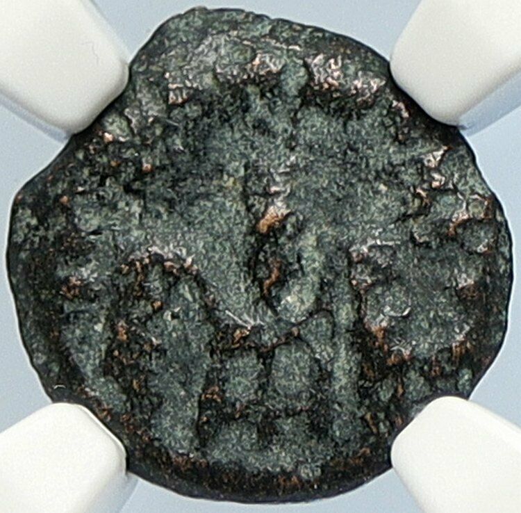 PONTIUS PILATE Tiberius Jerusalem JESUS Crucifixion Old Roman Coin NGC i105945