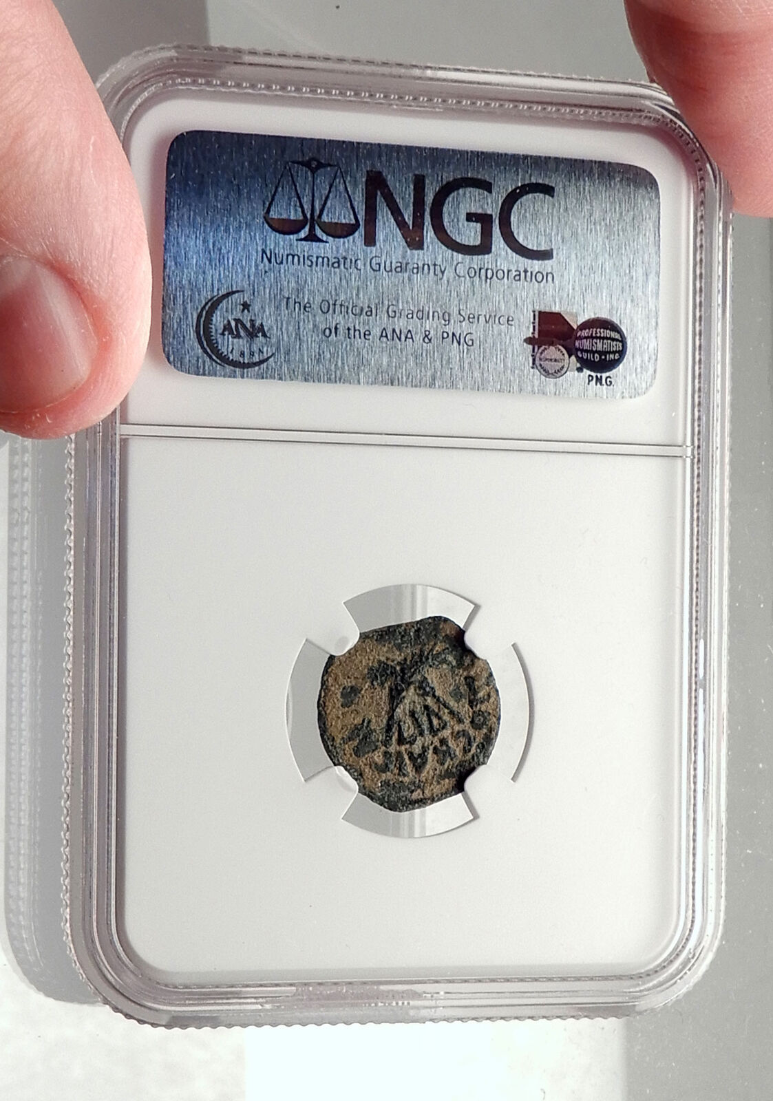 CLAUDIUS & AGRIPPINA Jr Ancient Roman Jerusalem ANTONIUS FELIX Coin NGC i70896