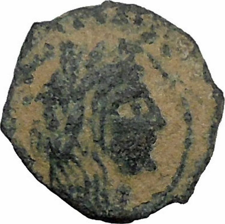 King Aretas IV of Arab Caravan Kingdom of Nabataea 4BC Ancient Bible Coin i50389