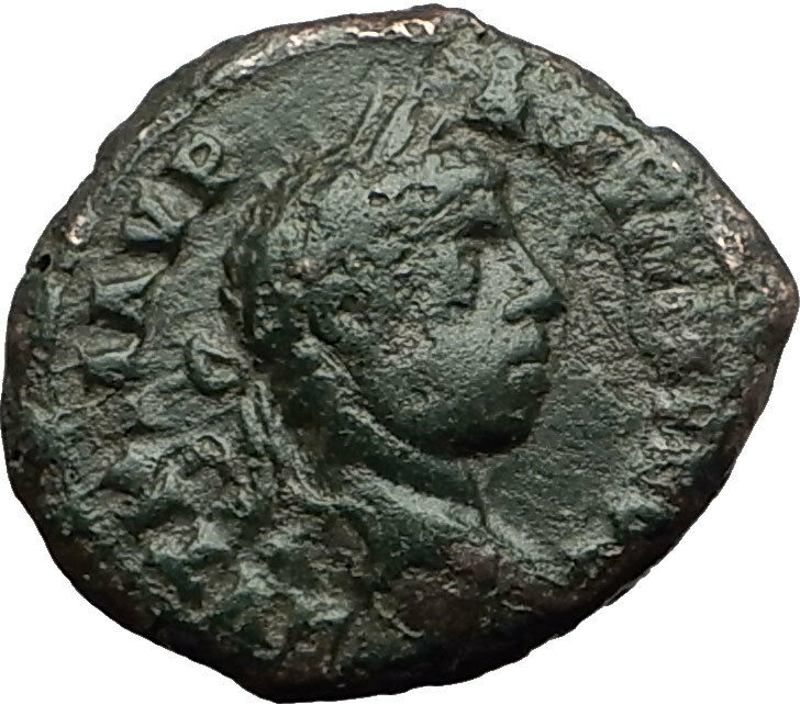 Elagabalus 218AD Philippopolis Thrace HYGEIA SERPENT Ancient Roman Coin i59408