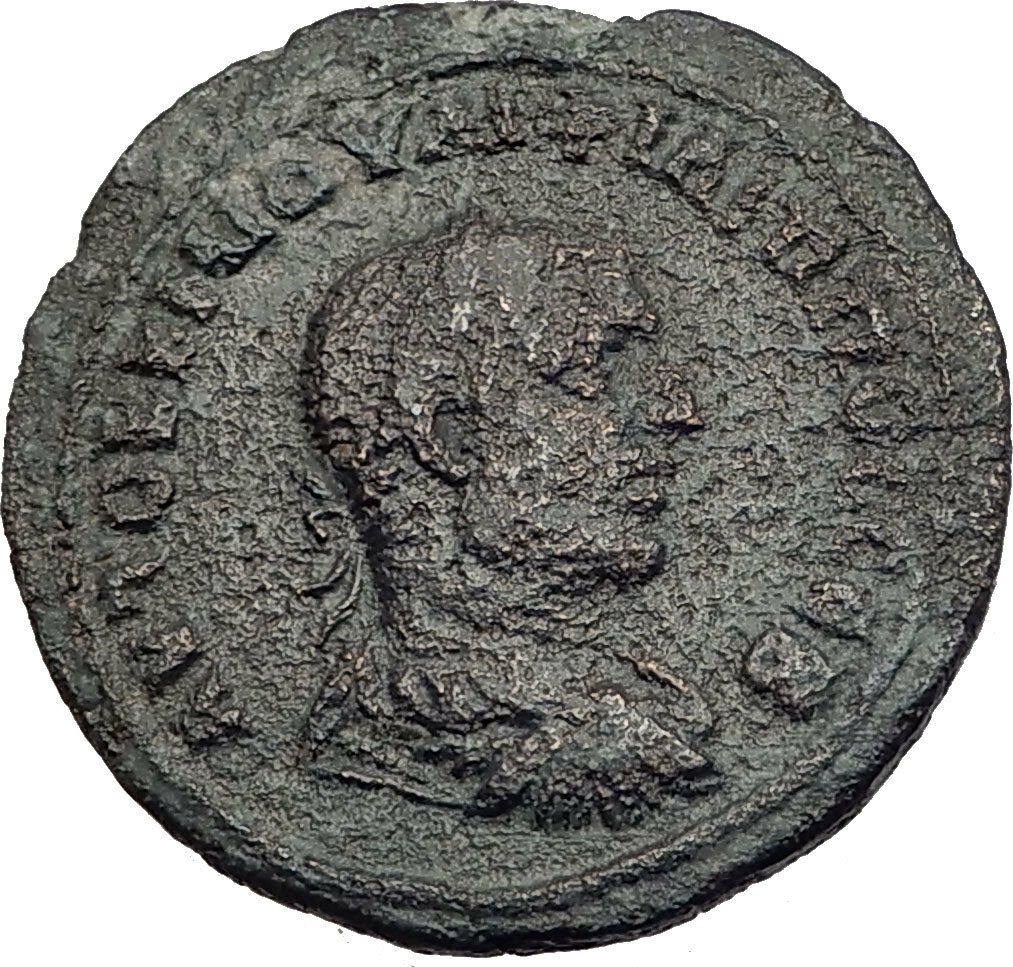 PHILIP I the ARAB 244AD Nisibis Authentic Ancient Roman Coin Tyche TEMPLE i63323